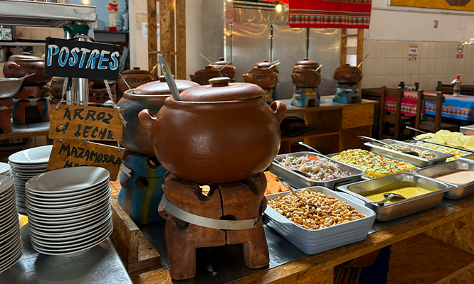 Kasamama: ALMUERZO BUFFET varias sedes de Lunes a Domingo